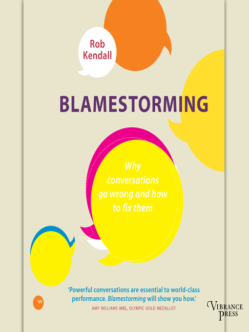 Title details for Blamestorming by Rob  Kendall - Available
